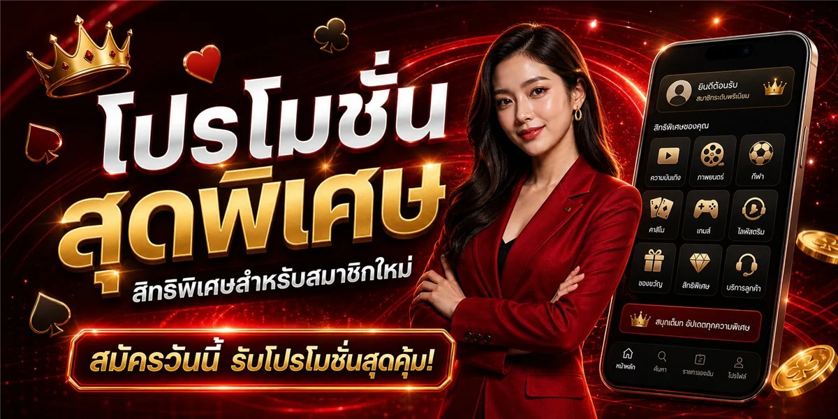 โปรโมชั่น UDEE365 เครดิตฟรีและโบนัสต้อนรับสมาชิกใหม่